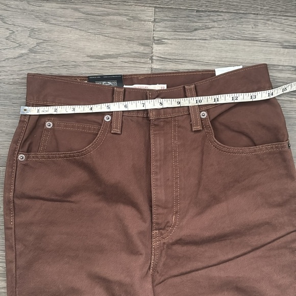 Levi’s | 70'S Movin’ on high rise flare jeans in brown size 27W32L - Picture 9 of 16